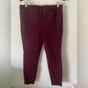 The Limited Burgundy Women's Trousers